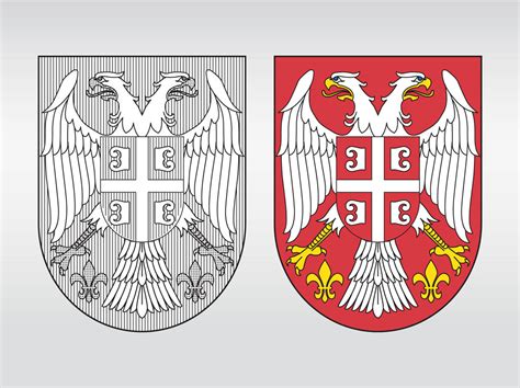 Serbia Coat Of Arms Vector Art & Graphics | freevector.com