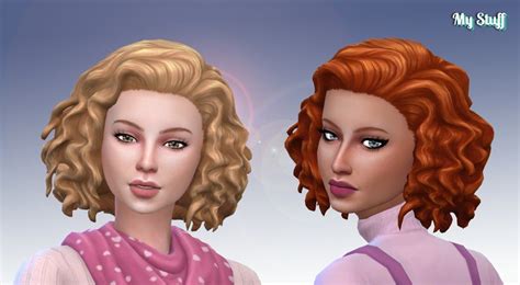 Curly Hairstyles Sims 4 Simple | Sims hair, Curly hair styles, Sims 4 ...