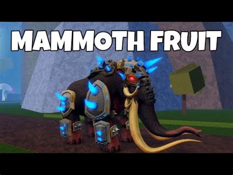 New Mammoth Fruit [Blox Fruits] - YouTube