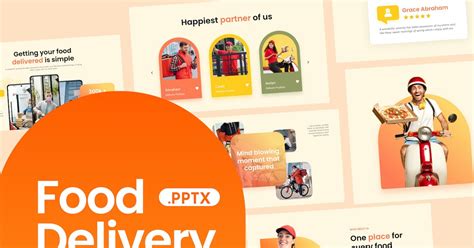 Food Delivery Powerpoint Template Incl. food & shipment - Envato Elements