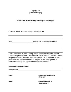 E Labour Karnataka - Fill and Sign Printable Template Online