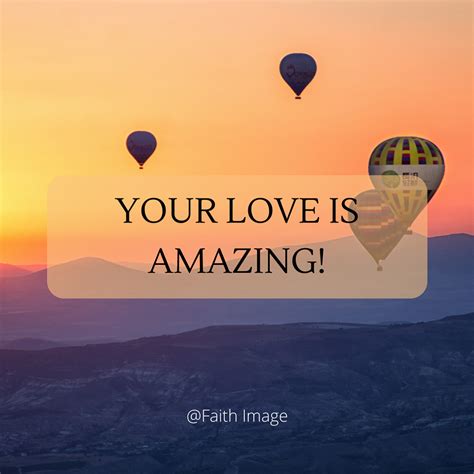 Your love is amazing