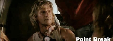 Patrick Swayze in Point Break