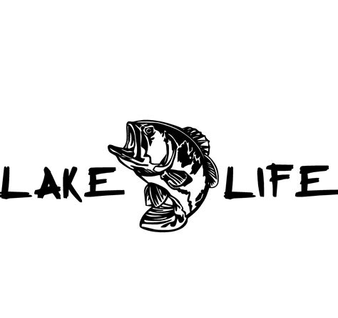 Lake Life Decal - Lake Life Sticker - 1257