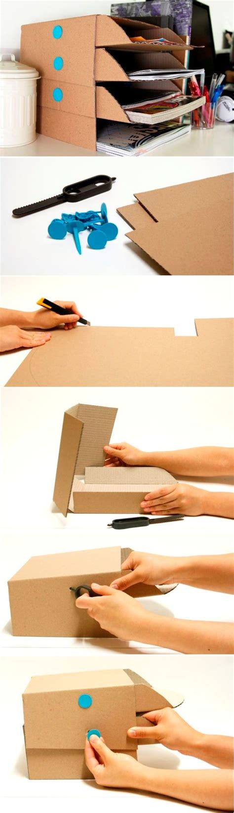 Top 10 Easy and Creative DIY Desk Trays | Diy desk, Desk organization ...