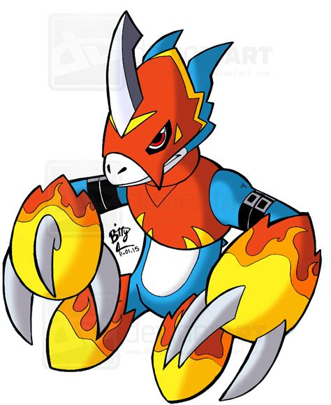 Digimon-Flamedramon by NinjaHaku21 on DeviantArt