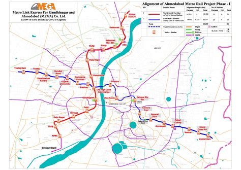 Metro Route Map Ahmedabad - United States Map States District