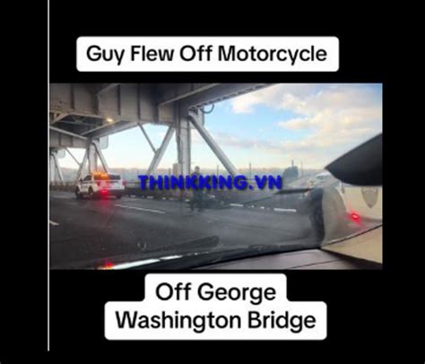 George Washington Bridge Motorcycle Accident Video - thinkKING