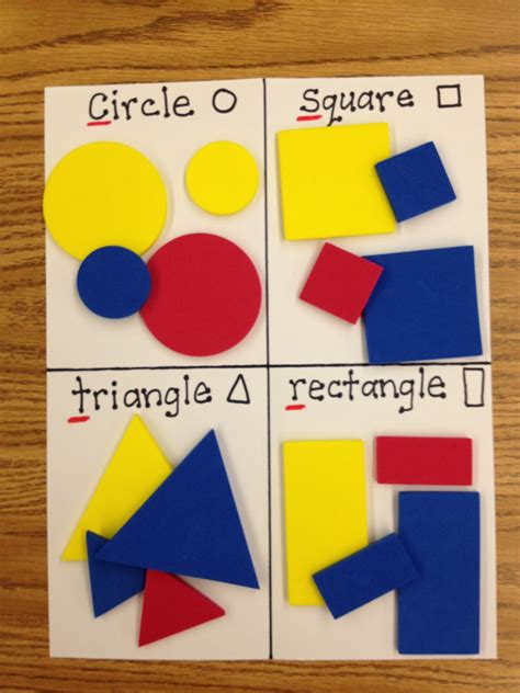 Shape Game Kindergarten - Worksheet24