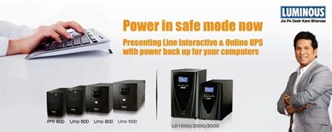 Luminous Online UPS at best price in Hyderabad by Mittal Agencies | ID ...