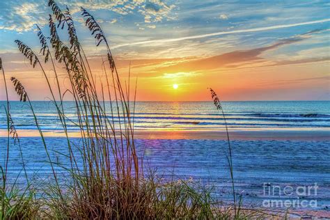 Sunrise At Saint Augustine Beach Photograph by C W Hooper - Fine Art ...