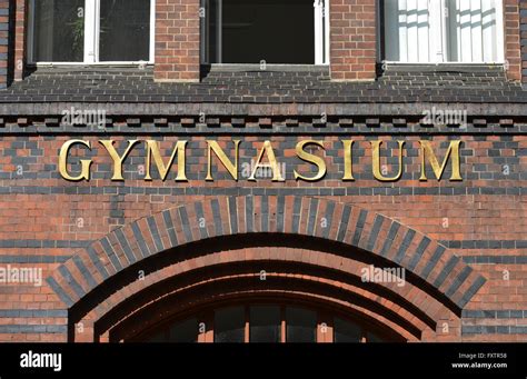 Gymnasium Steglitz, Heesestrasse, Steglitz, Berlin, Deutschland Stock ...