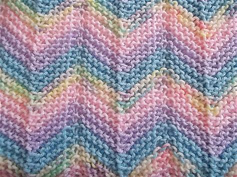 Ravelry: Knitted Chevron (Ripple) Afghan pattern by Laura Mosier