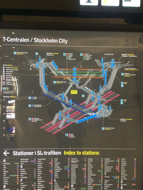 Map of Stockholms central station subway system. - 9GAG