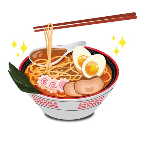 Japanese Ramen Noodle Vector, Ramen Illustration, Food Vector, Japanese ...