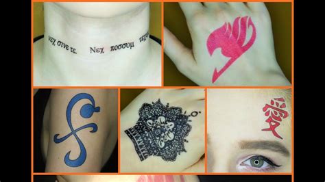 How to Make Temporary Tattoos for Cosplay - YouTube