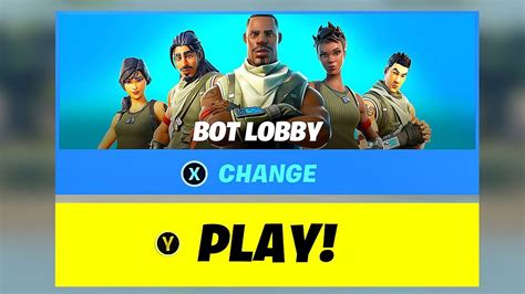 How to enter a Fortnite bot lobby in just a few seconds