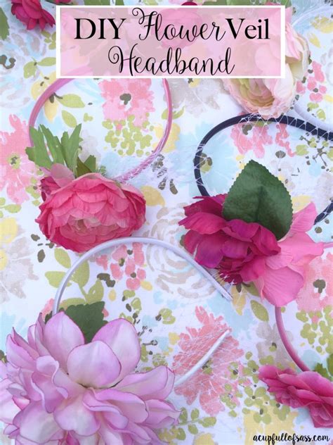 DIY Flower Headband - A Cup Full of Sass