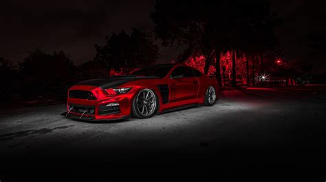 Wallpaper Red car, design, ford mustang, automotive design, vehicle ...