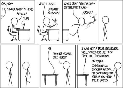 The Singularity, according to xkcd : r/singularity