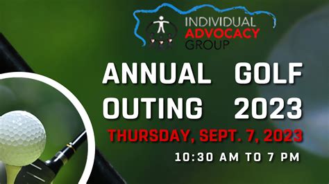 Annual Golf Tournament - 2023 | Individual Advocacy