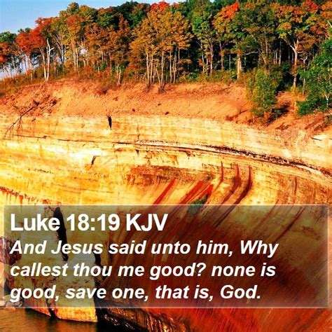 Luke 18:19 KJV Bible Verse Images