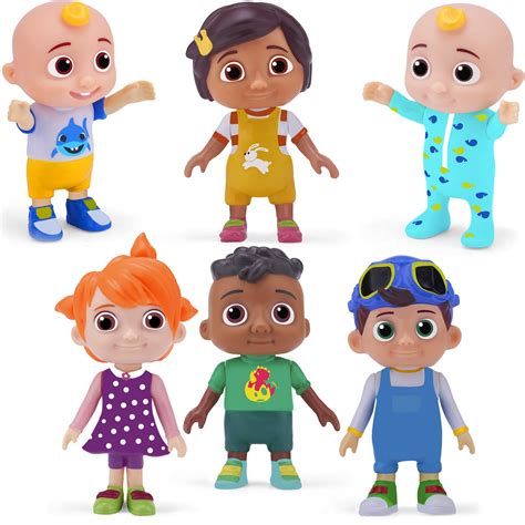 Buy Cocomelon Family Pack Set of 6 PCS | Action Figures CoComelon ...