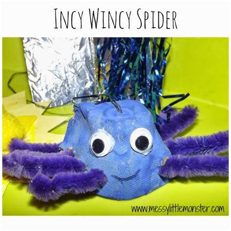 Incy Wincy Spider Craft - Messy Little Monster