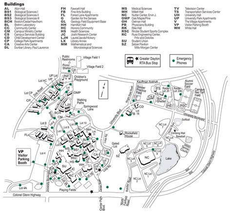 Printable University Of Dayton Campus Map – Map With States