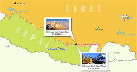 Everest Nepal and Tibet, EBC Nepal and Tibet, Everest Tour Nepal and Tibet