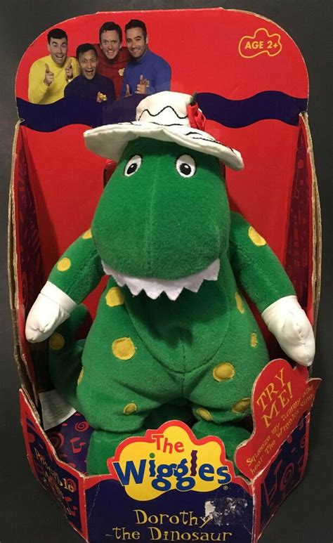 The Wiggles Singing Dorothy the Dinosaur Plush Musical Stuffed Animal ...