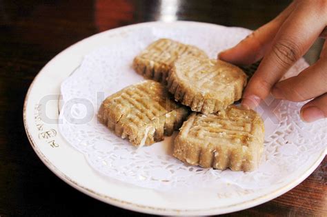 Tibetan butter tea and Tsampa | Stock image | Colourbox