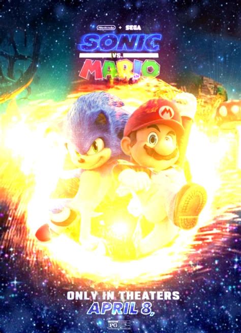 Sonic vs Mario - Official Fan Made Poster by heybolol on DeviantArt