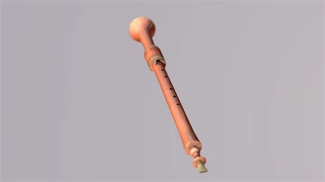 Medieval Music Instrument Alto Shawm 3D Model $12 - .obj .fbx .c4d - Free3D