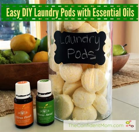 Easy DIY Laundry Pods with Essential Oils | The Confident Mom