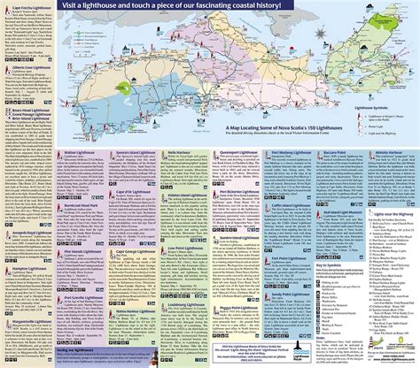 Nova Scotia Lighthouses Map