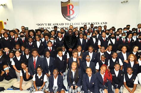 Diddy Makes Visit to The Bronx Capital Preparatory Charter School