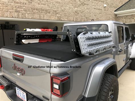 GLADIATOR MAX 10" High Aluminum Tonneau Compatible Bed Rack, Fits 2019 ...