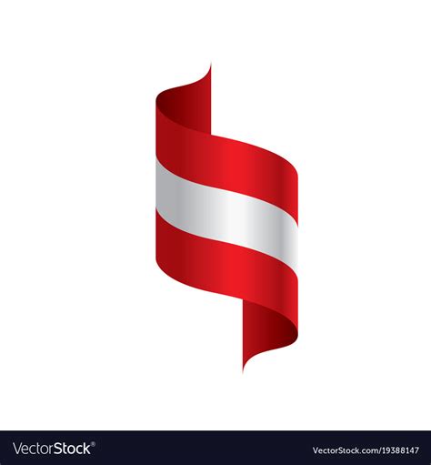 Austria flag Royalty Free Vector Image - VectorStock