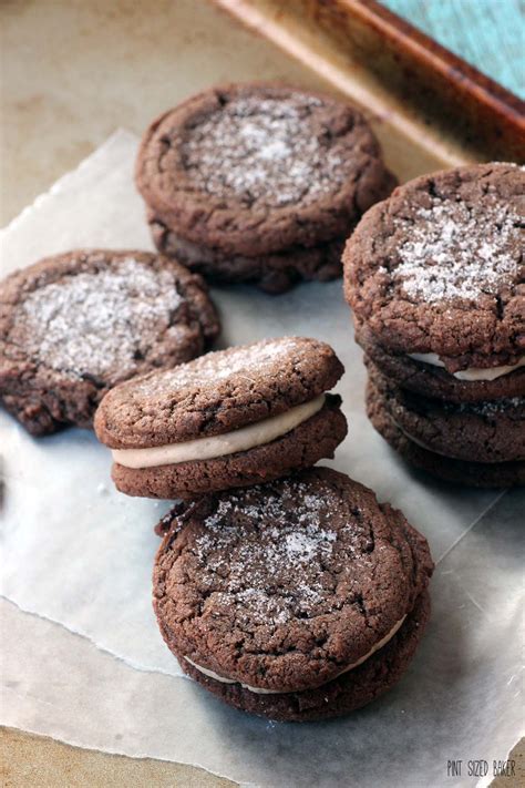 Chocolate Sandwich Cookies - Pint Sized Baker