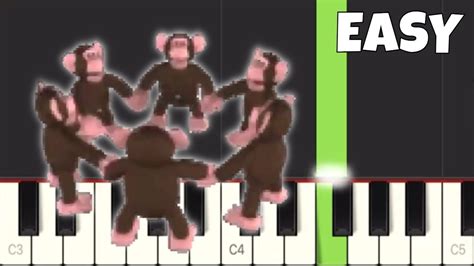 Happy Monkey Circle - EASY Piano Tutorial - YouTube