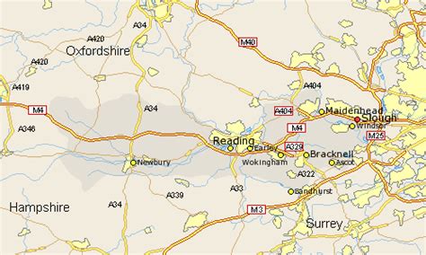 Slough Map - United Kingdom