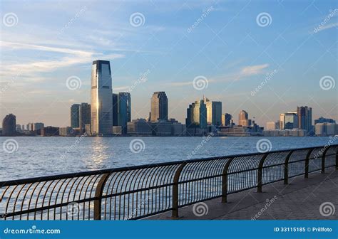 Skyline of Jersey City stock image. Image of england - 33115185