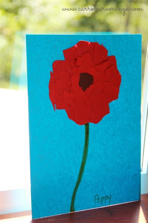 An Easy Red Poppy Craft to Show Your Patriotism on Memorial Day ...