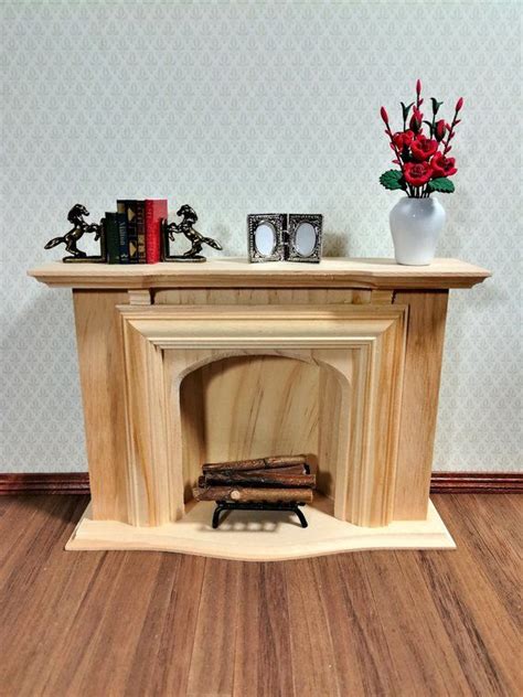 Dollhouse Miniature Fireplace Large by Houseworks DIY 1:12 | Etsy ...