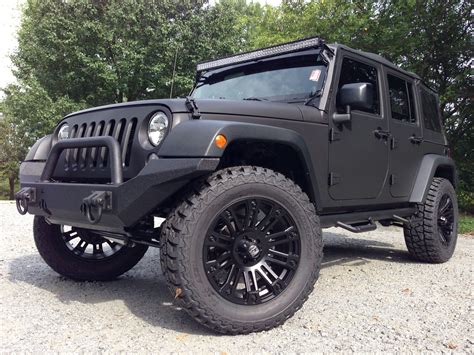 Matte black 3M 2014 Jeep Wrangler JK | Jeep wrangler, Black jeep, Jeep