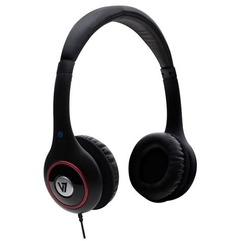 4 Pack - V7 HA510-2NP Deluxe Stereo (Black) Headphones with Volume ...