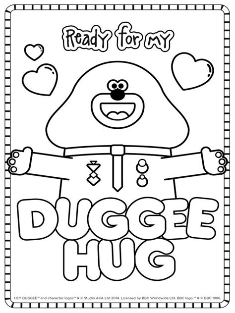 Hey Duggee coloring pages