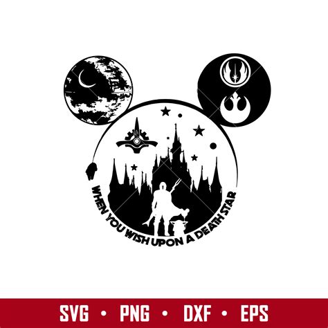 Mickey Mouse Star Wars Svg, Mickey Ears Svg, Star Wars Svg, - Inspire ...