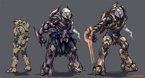 ArtStation - ELITES, Gabo Garza | Cortana halo, Halo armor, Halo ...